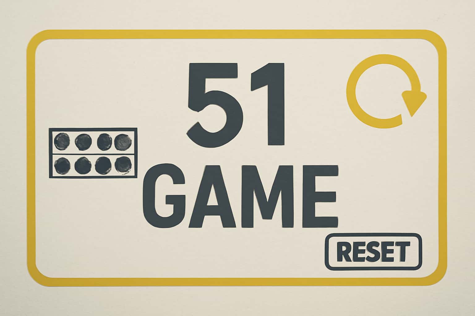 Visual representation of 51 Game Reset process with security elements.