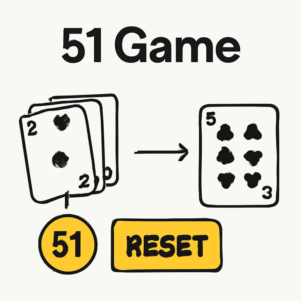 Illustration of the 51 Game Reset steps.