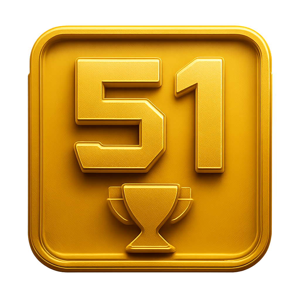 Icon representing the 51 Game Login Guide.