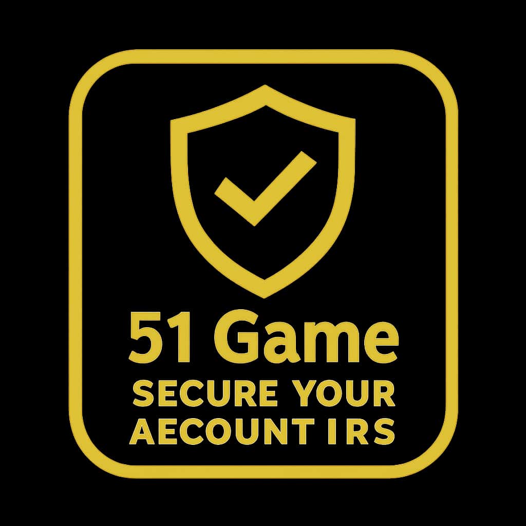 An icon depicting the importance of securing your 51 Game account.