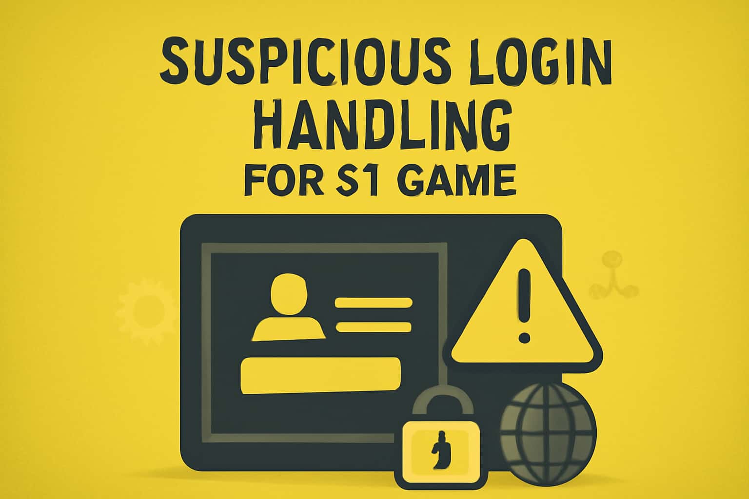 An illustrative scene highlighting Suspicious Login Handling for 51 Game with a futuristic design.